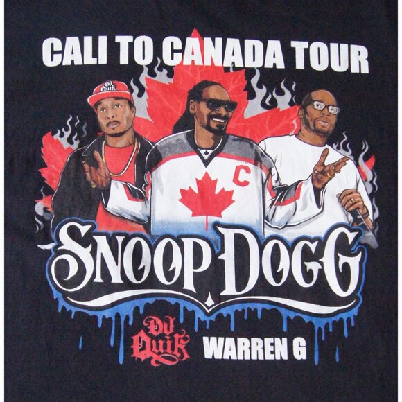 Snoop Dogg Cali To Canada Tour T-Shirt - Picture 2 of 6
